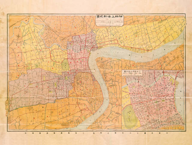 市测绘院推出主题展 17幅老地图勾勒百年变迁图片