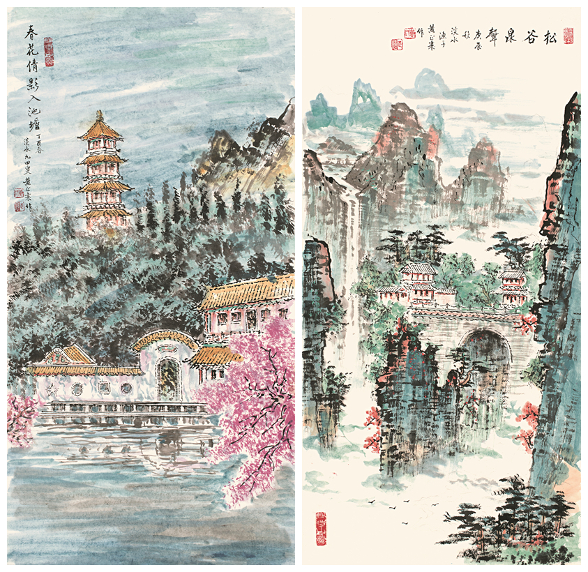 078春花倩影入池塘60×117.5cm_副本.jpg