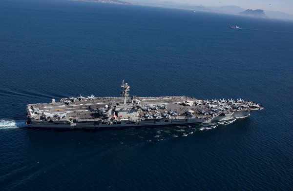 ▲▼ 航母,航空母舰,亚伯拉罕·林肯号航母,USS Abraham Lincoln。（图／路透社）