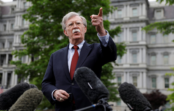 ▼白宫国家安全事务顾问,白宫国安顾问,波顿,约翰·波顿,John Bolton。（图／路透社）