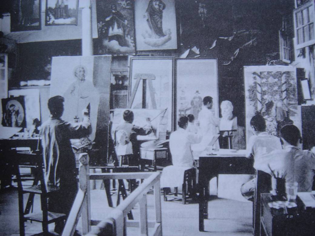 图2 20世纪初土山湾画馆画室内景。.jpg
