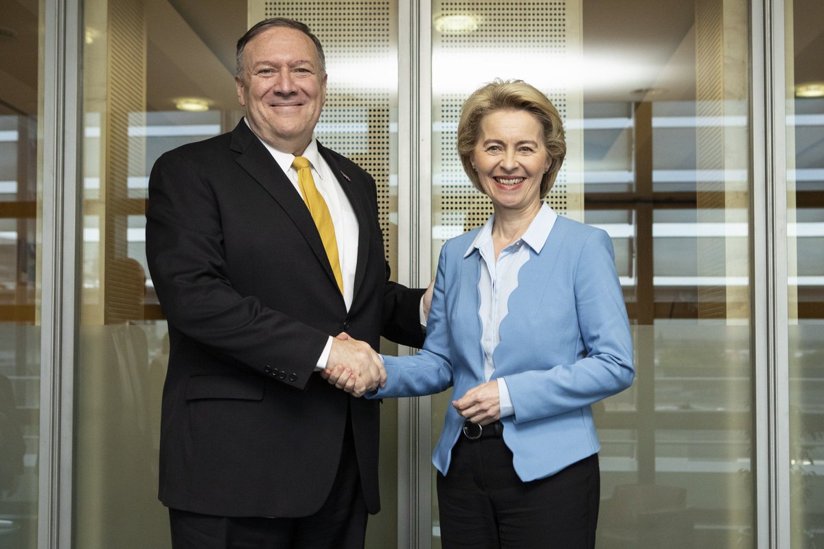 Mike-Pompeo-y-Ursula-von-der-Leyen-presidenta-de-la-Comisión-Europea.-Pool.jpg