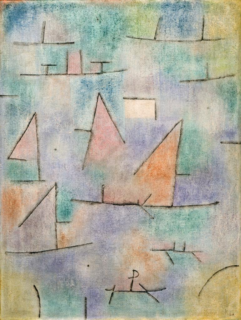 保罗·克利，《港口与帆船》，1937年.jpg