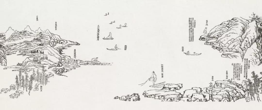 《芥子园山水卷》（局部），徐冰，传统木刻，纸本水墨.jpg