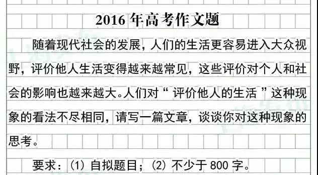 2021高考作文题:时间的沉淀与事物的价值!还记得你写过的那一篇吗?