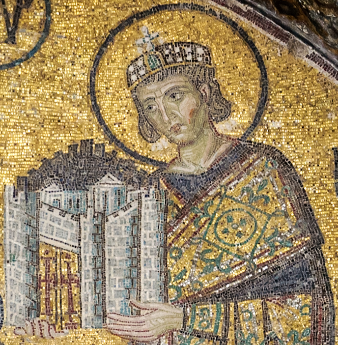 7、镶嵌在圣索非亚大教堂的君士坦丁大帝画像.jpg