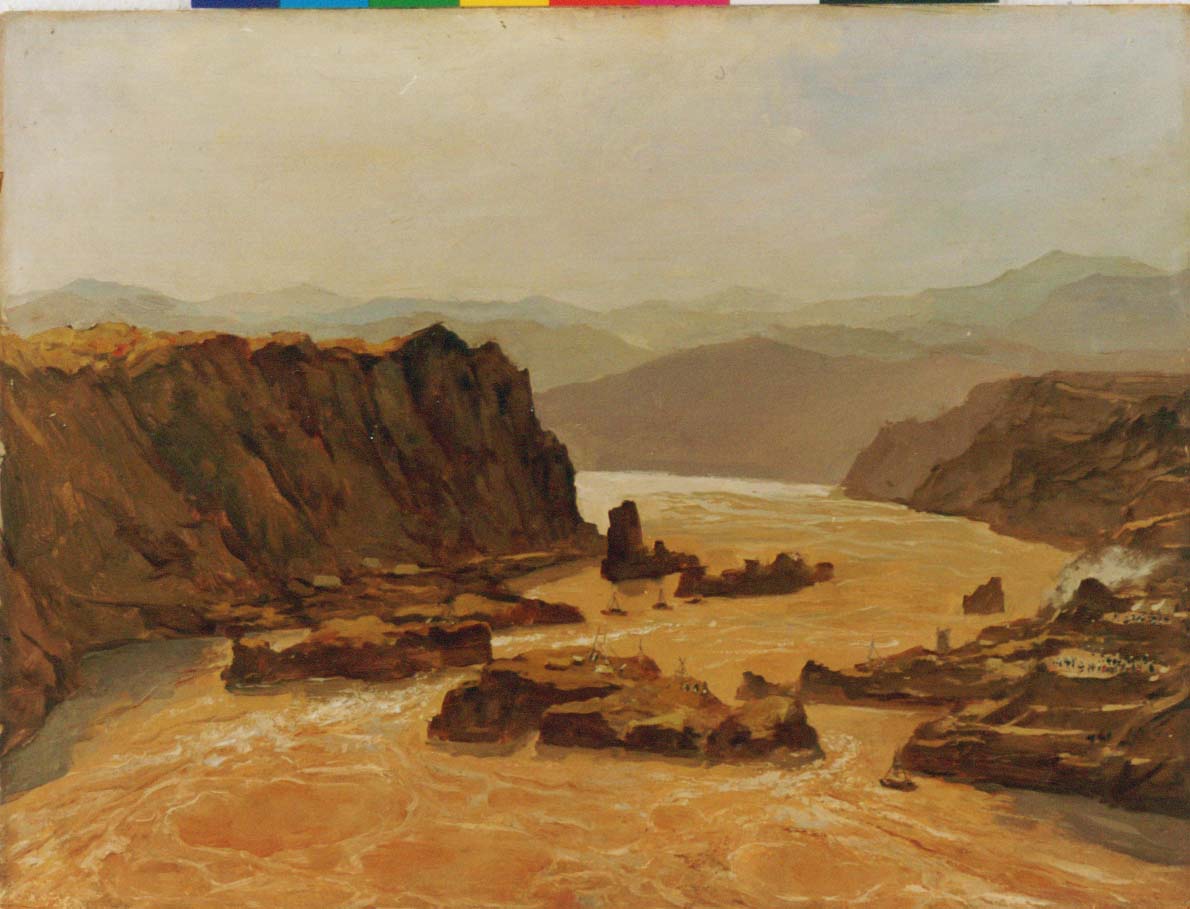 1 黄河三门峡·中流砥柱 油画 40×53 1955-1956年.jpg