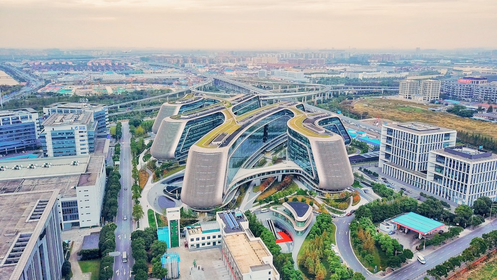 上海虹桥枢纽中心图片